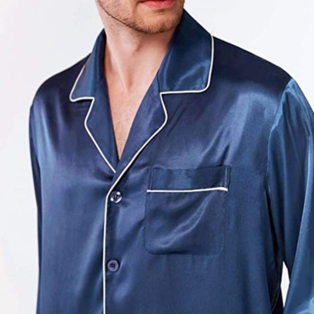 Silk Satin Pyjamas For Men: image 8