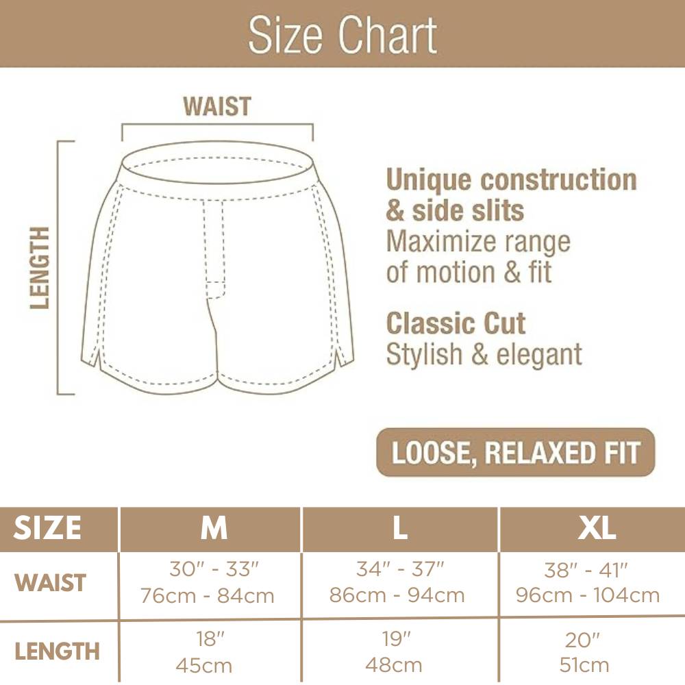 Silk Underwear For Men dimensions and specifications