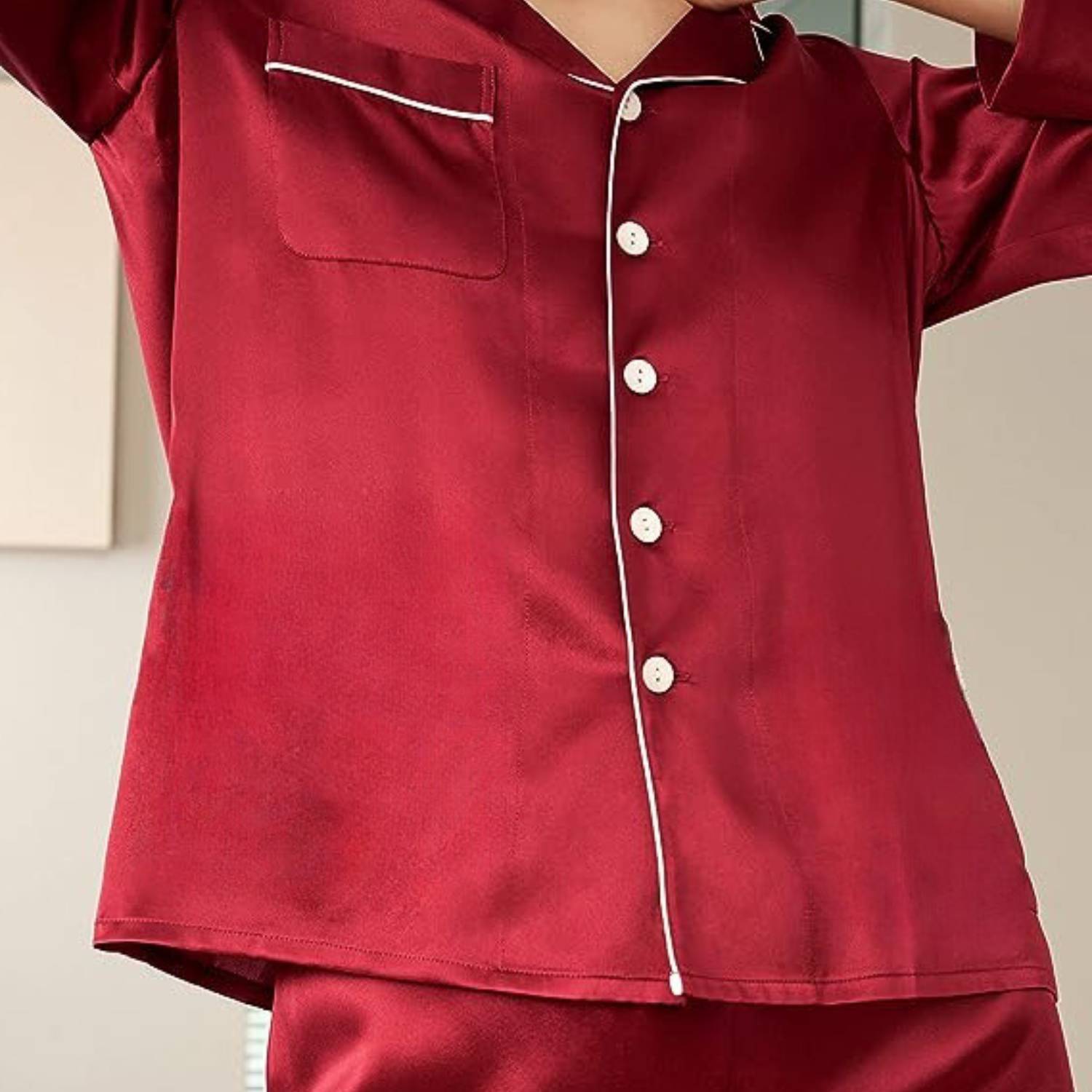 Mulberry Silk Long Pyjama Set: image 10