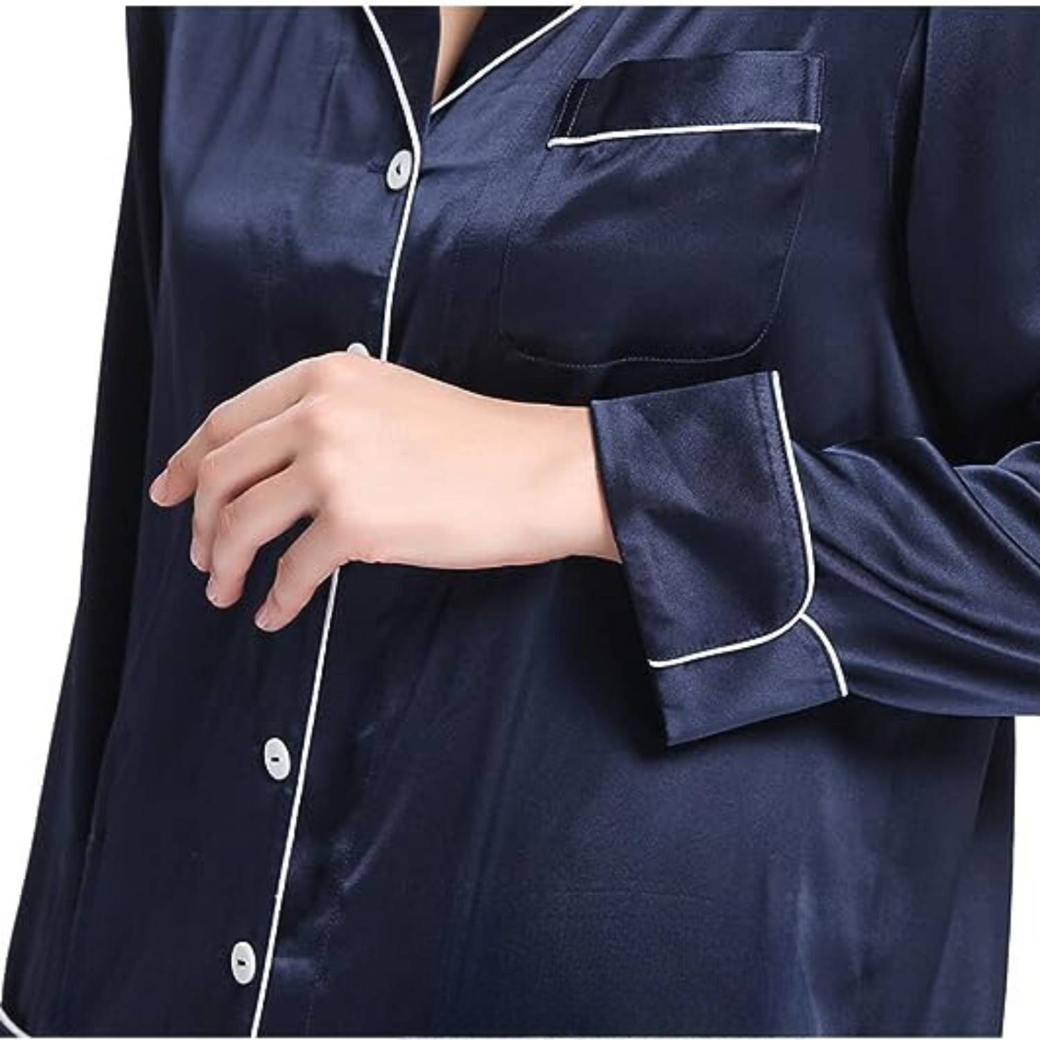 Mulberry Silk Long Pyjama Set: image 12