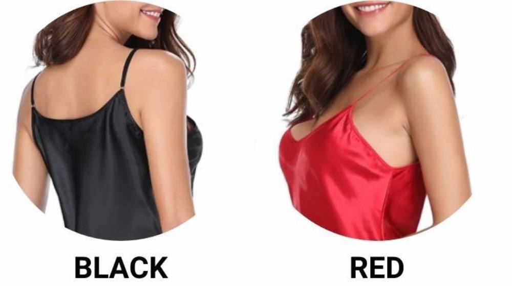 Womens Satin Nightgown: image 7