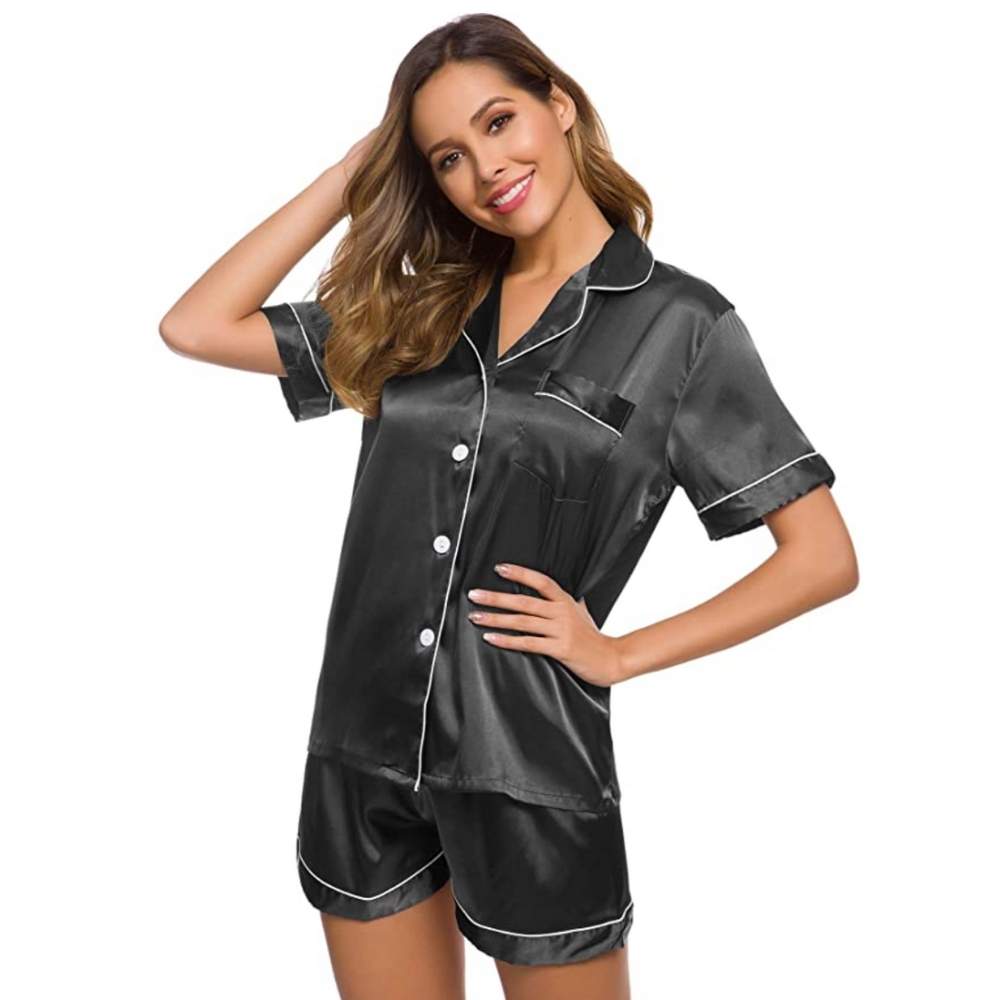 Womens Silk Satin Pyjamas: image 8