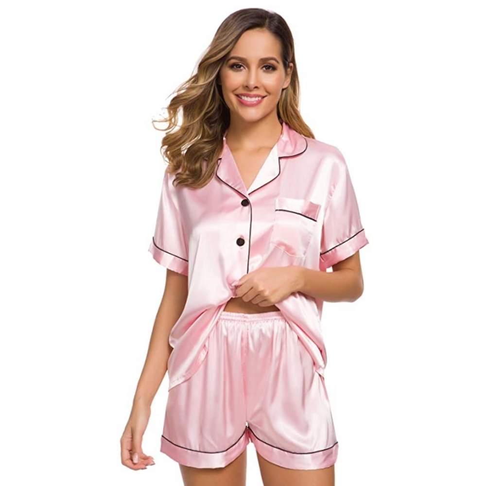 Womens Silk Satin Pyjamas: image 13